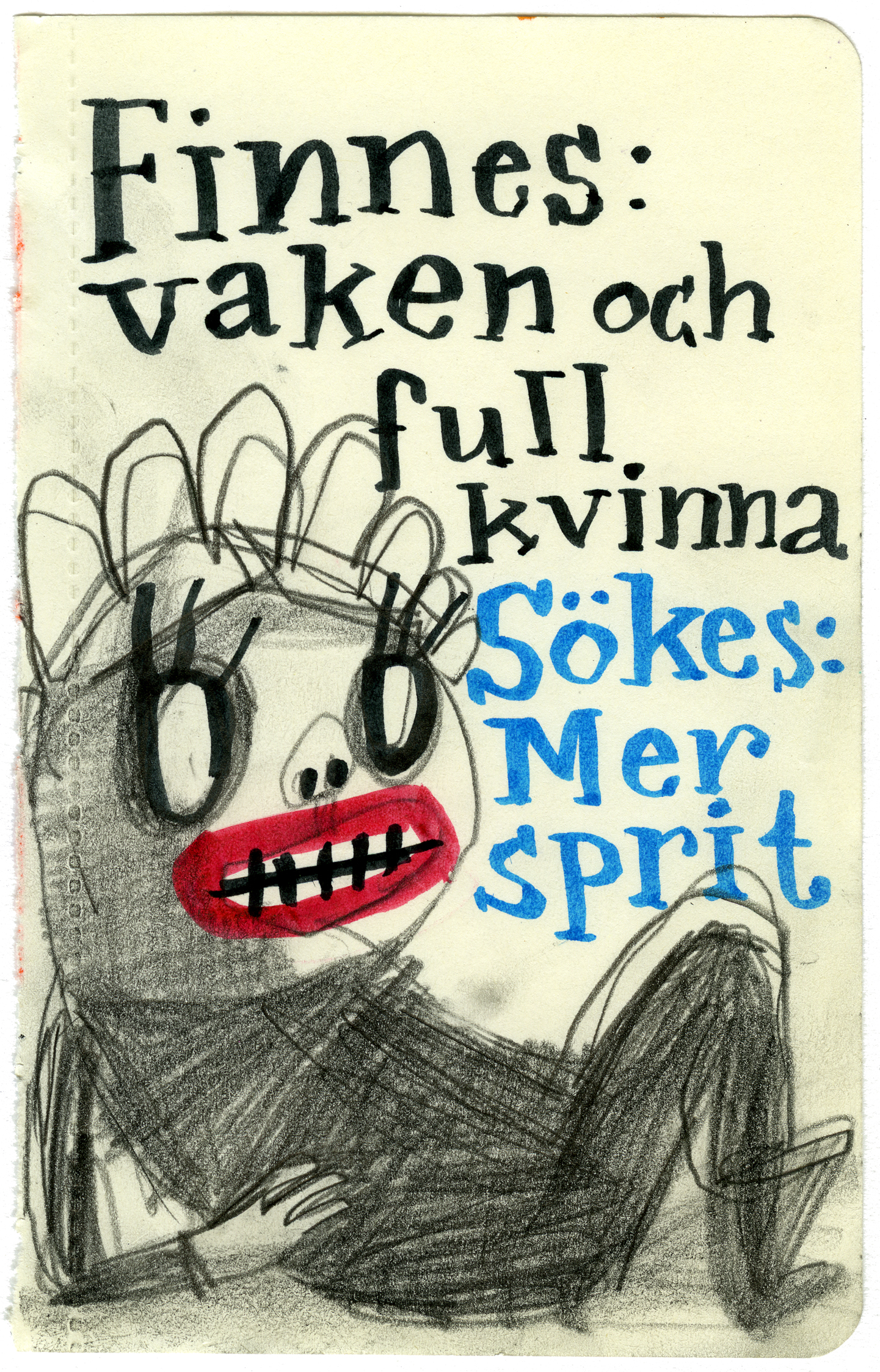SKOGEN, MÄNNISKORNA, DJUREN OCH JAG - Teckningar av Nina Hemmingsson